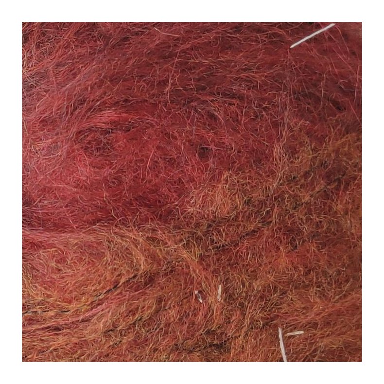 Brigitte No. 3 Mohair Rd/brun 107 50g